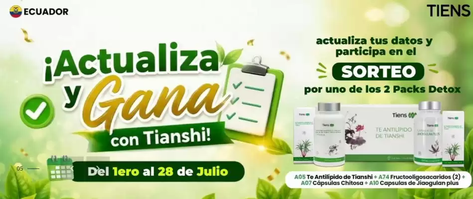 Tiens (válido hasta 30-07)