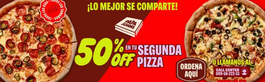 Catálogo Papa John's Página 1
