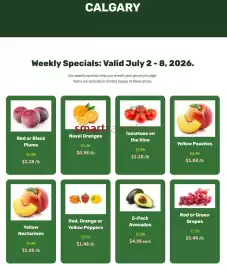 H&W Produce flyer week 27 Page 1