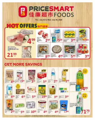 PriceSmart foods flyer (valid until 8-07)