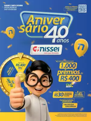 Farmácias Nissei (válido até 2-08)
