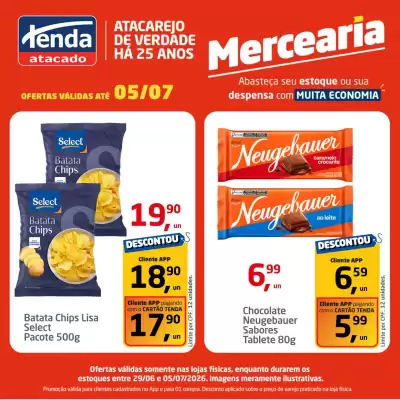 Tenda Atacado (válido até 5-07)