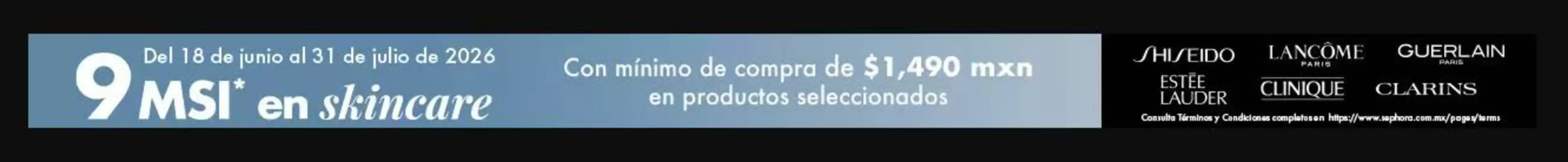 Sephora (válido hasta 2-08)