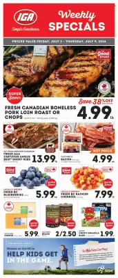 IGA flyer (valid until 9-07)