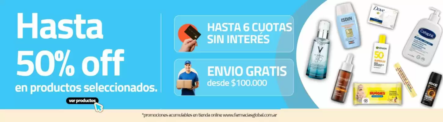 Farmacias Global (válido hasta 2-08)