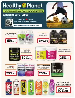 Healthy Planet flyer
