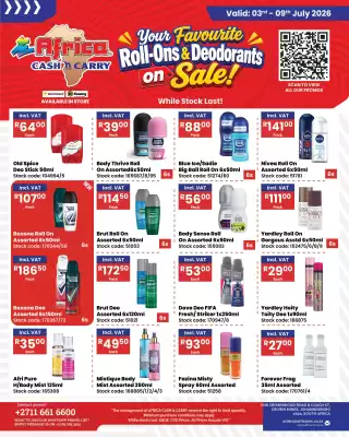 Africa Cash and Carry (valid until 9-07)