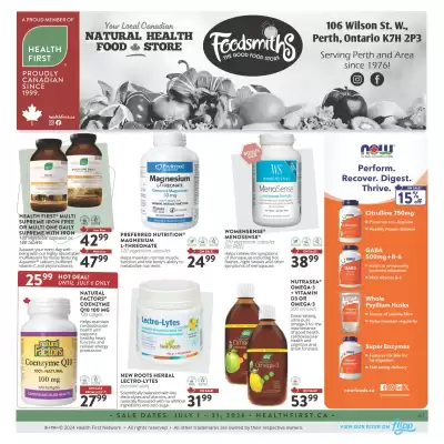 Foodsmiths (valid until 31-07)