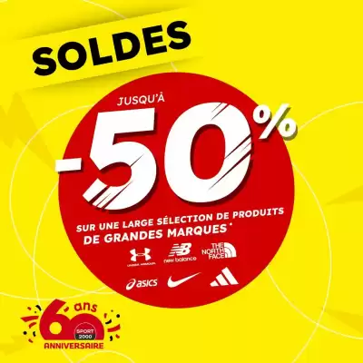 Sport 2000 (valable jusqu'au 21-07)