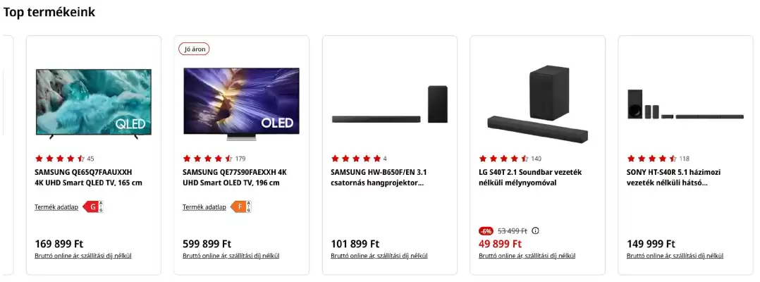 MediaMarkt akciós újság (érvényes eddig: 8-07)