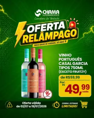Catálogo Chama Supermercados (válido até 19-07)