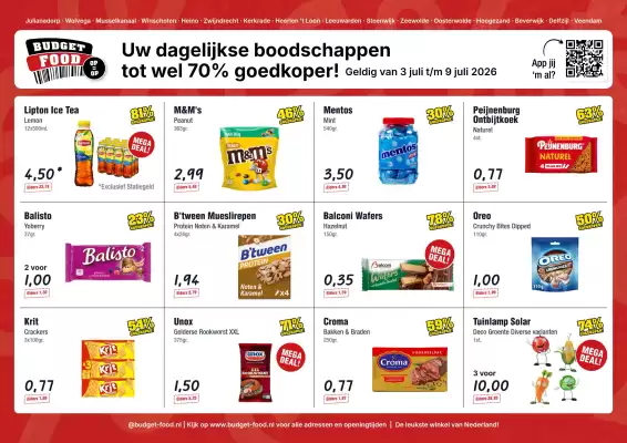 Budget Food (geldig t/m 9-07)