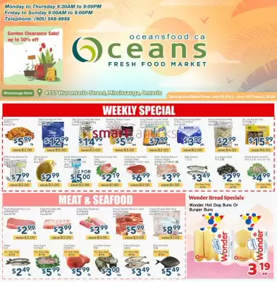 Oceans Fresh Food Market flyer