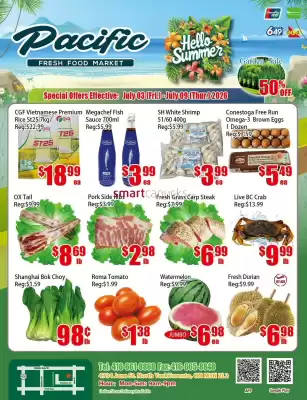 New Pacific Supermarket flyer (valid until 9-07)