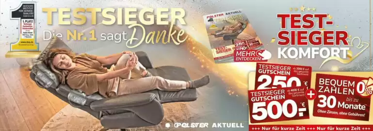 Polster Aktuell Prospekt Seite 1