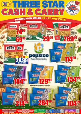 Three Star Cash and Carry (valid until 12-07)