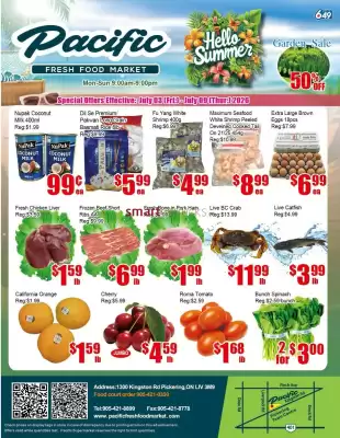 New Pacific Supermarket flyer (valid until 9-07)