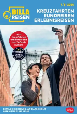 Billa Reisen Flugblatt