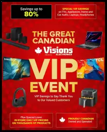 Visions Electronics flyer week 27 Page 1