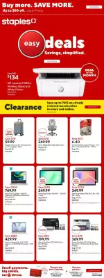 Staples flyer