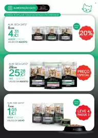 Folheto ZU Página 10: Alim. seca gato purina pro plan €4,31, Alimentação seca gato purina pro plan €25,28