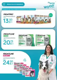 Folheto ZU Página 21: Frontpro antiparasitários €13,00, Frontline tri-act for dogs €24,00