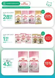 Folheto ZU Página 7: Royal Canin mother & babycat €43,77, Royal Canin alimento húmido gato €1,89