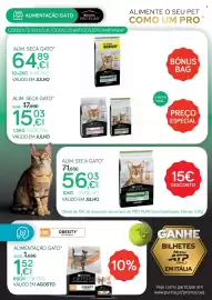 Folheto ZU Página 9: Alimentação seca gato pro plan €64,89, Alimentação seca gato purina pro plan €15,03