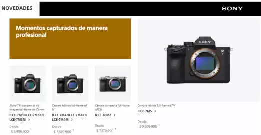 Catálogo Sony Página 1