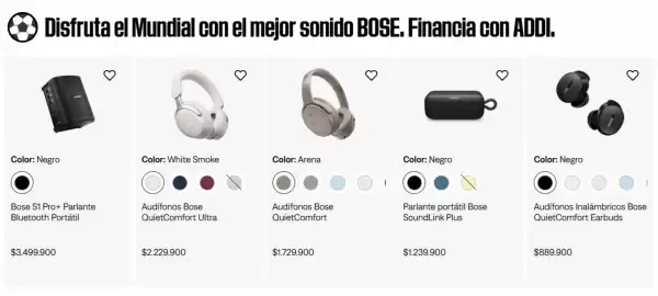 Catálogo BOSE Página 1