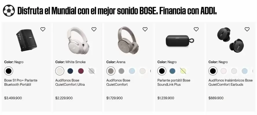 BOSE (válido hasta 2-08)