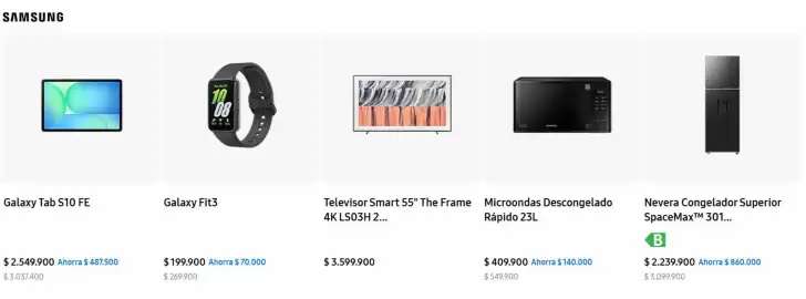 Catálogo Samsung Página 2