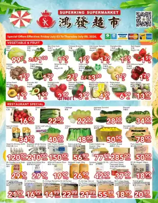 Superking Supermarket flyer (valid until 9-07)