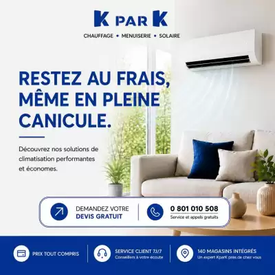 K par K (valable jusqu'au 9-07)