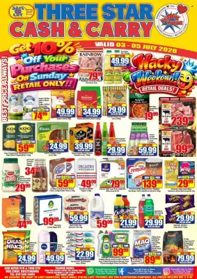 Three Star Cash and Carry (valid until 5-07)