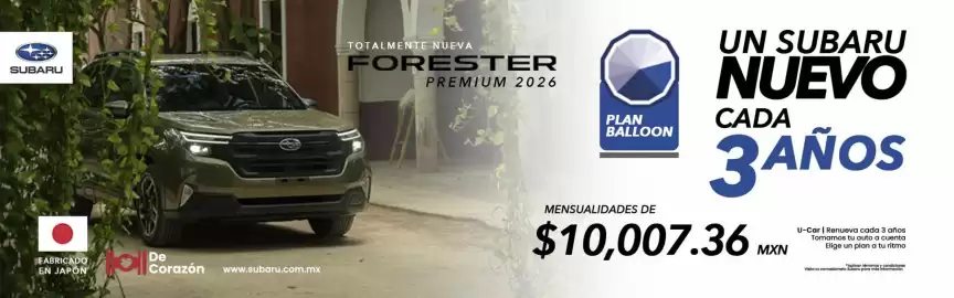 Catálogo Subaru Página 2