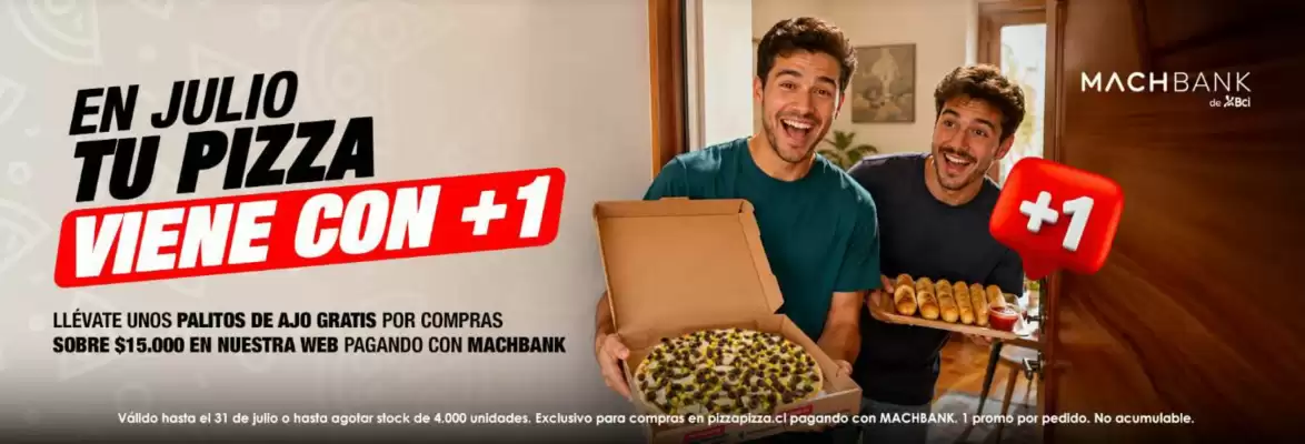 Pizza Pizza (válido hasta 2-08)
