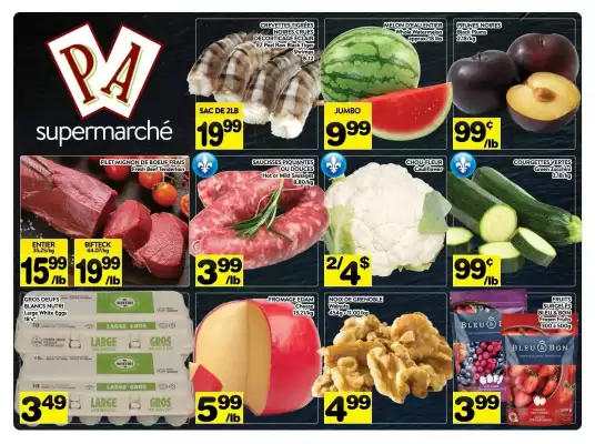 Supermarché PA flyer