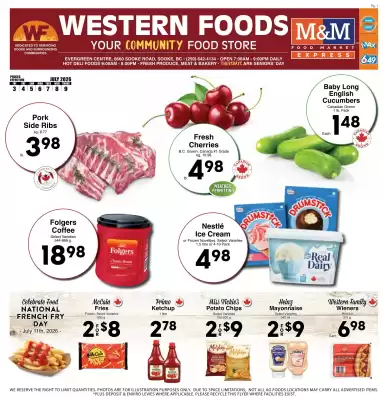 Western Foods flyer (valid until 9-07)