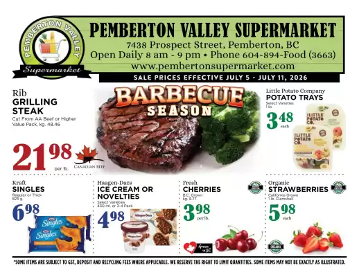 Pemberton Valley (valid until 11-07)