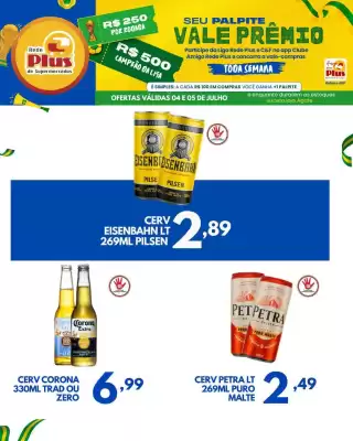 Folheto Rede Plus Supermercados (válido até 5-07)