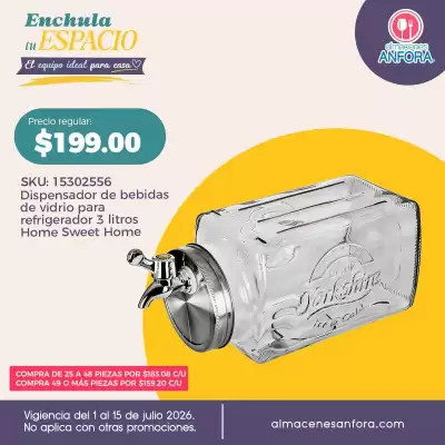 Almacenes Anfora (válido hasta 15-07)