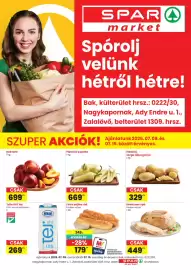 Spar akciós újság hét 28 Oldal 1