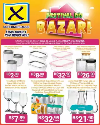 Folheto X Supermercados (válido até 7-07)