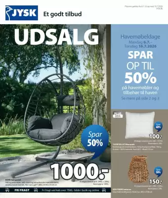 JYSK tilbudsavis (gælder indtil 16-07)