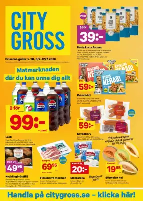 City Gross reklamblad (giltig till och med 12-07)