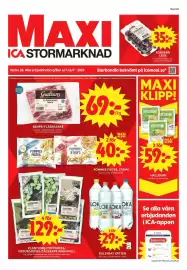 ICA Maxi reklamblad vecka 28 Sida 1