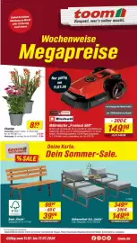 Toom Baumarkt Prospekt woche 28 Seite 1
