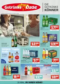 Getränke Oase Prospekt Seite 1