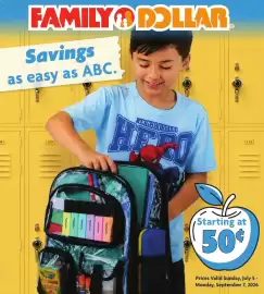 Family Dollar weekly ad Page 1
